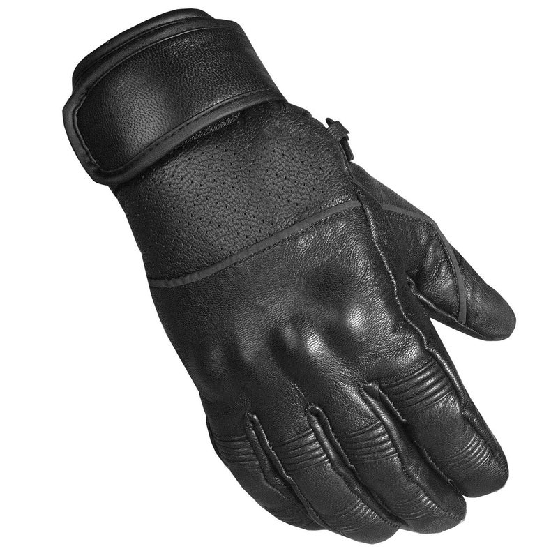 Jackets 4 Bikes TorqueFist Men's Motorcycle Gloves, Premium Leather, Touch Screen Protective Gel Padded Palm Biker Cruiser Glove Black XXL - Image 2